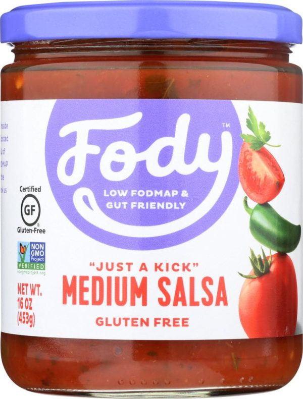 Fody Food Co - Salsa Medium, 16oz | Pack of 6 Online