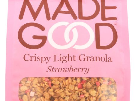 MadeGood, Crispy Light Granola, Strawberry, 10 oz
 | Pack of 8 Discount