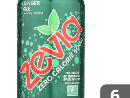 Zevia Natural Ginger Ale Diet Soda (6x12 Oz)
 | Pack of 4 Hot on Sale