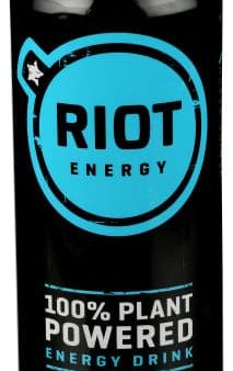 Riot Energy, Berry Plant Based Energy Drink, 16 oz
 | Pack of 12 For Sale