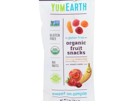 Yummy Earth Organic Fruit Snack 4 Flavors, 2 oz 
 | Pack of 12 Hot on Sale