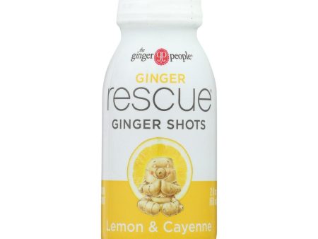 Ginger People - Rescue Lemon & Cayenne Ginger Shot, 2 oz
 | Pack of 12 Online Sale