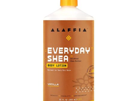 Alaffia - Everyday Shea Body Lotion Vanilla, 32 fl oz Discount