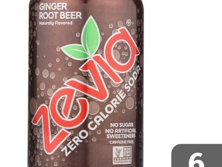 Zevia Natural Root Beer Diet Soda, 6x12 oz
 | Pack of 4 on Sale