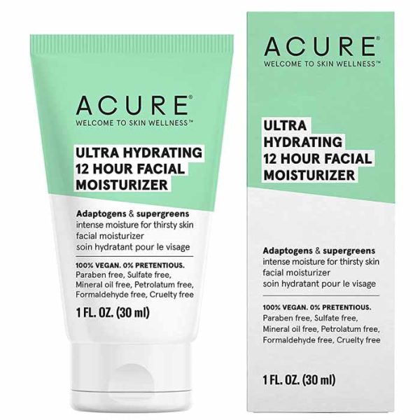 Acure - Ultra Hydrating 12 Hour Facial Moisturizer, 1 fl oz Online Sale