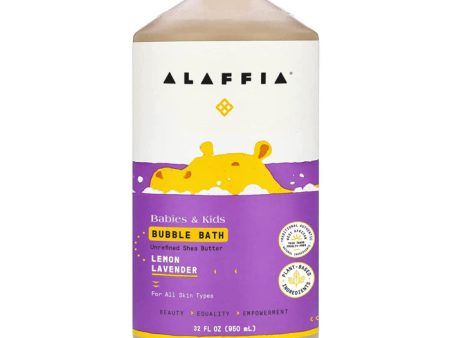 Alaffia - Kids Bubble Bath Lemon Lavender, 32 fl oz Online Sale