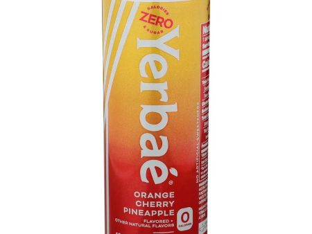 Yerbae - Enhanced Cherry & Pineapple Sparkling Water, 12 Fl. Oz | Pack of 12 on Sale