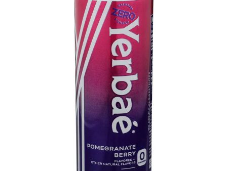 Yerbae - Pomegranate Berry Enhanced Sparkling Water, 12 oz | Pack of 12 Online now