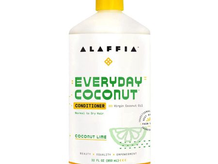 Alaffia - Everyday Coconut Conditioner Coconut Lime, 32 fl oz Discount