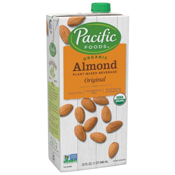 Pacific Foods - Organic Almond Plant-Based Beverage - Original, 32 fl oz Hot on Sale