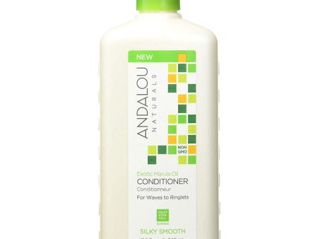 Andalou Naturals - Silky Smooth Conditioner Exotic Marula Oil, 11.5 fl oz Supply