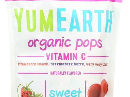 Yum Earth Organic Vitamin C Pops Assorted 3 Oz
 | Pack of 6 Sale