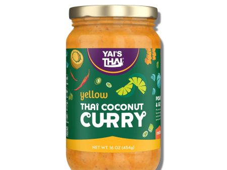 YAIS THAI: Thai Coconut Curry Yellow, 16 oz
 | Pack of 6 Supply