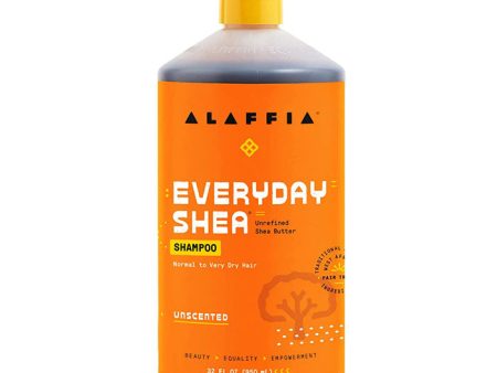 Alaffia - Everyday Shea Unscented Shampoo, 32 fl oz Hot on Sale