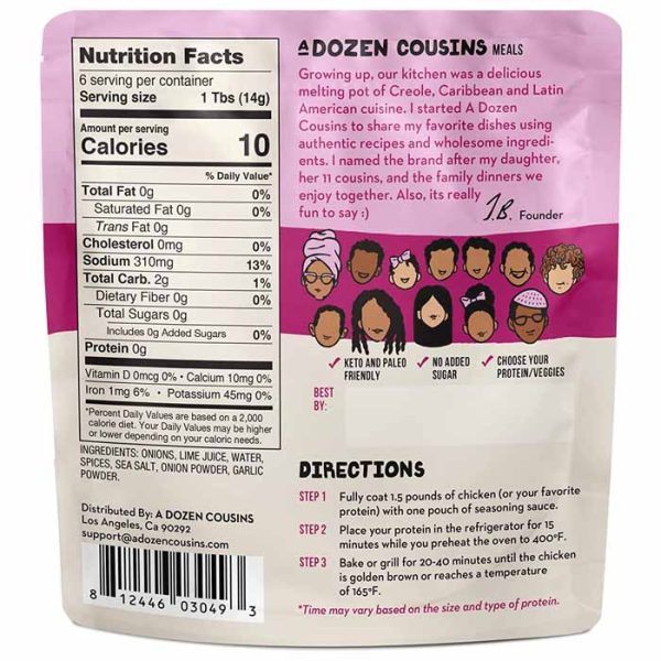 A Dozen Cousins - Seasoning Sauce, 3oz | Multiple Flavors For Discount