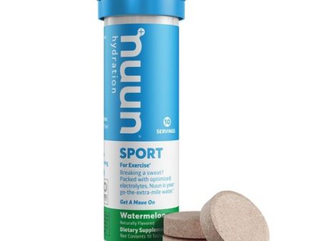 NUUN Hydration Sport Single Tube Watermelon 10 Tablets
 | Pack of 8 Online