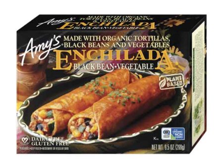 Amys - Enchilada Black Bean and Vegetable, 9.5oz | Pack of 12 Online Sale