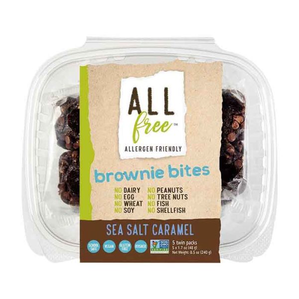 Allfree - Brownie Bites, 8.5oz | Multiple Flavors | Pack of 6 Online now