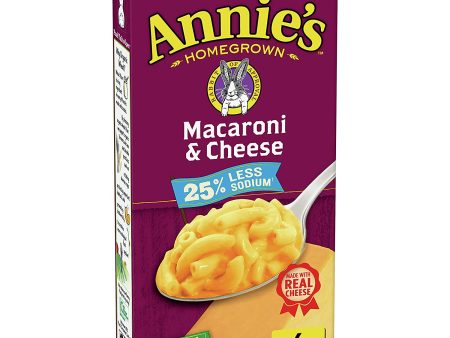 Annie s Homegrown Lower Sodium Macaroni & Cheese, 6 oz
 | Pack of 12 Cheap