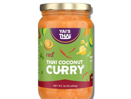 YAIS THAI: Thai Coconut Curry Red, 16 oz 
 | Pack of 6 Hot on Sale