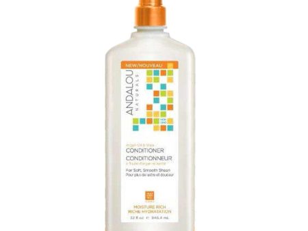 Andalou Naturals - Moisture Rich Conditioner Argan Oil & Shea, 32 fl oz Supply