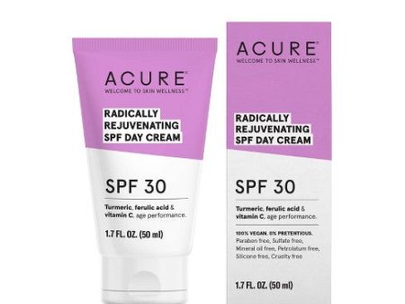 Acure - Radically Rejuvenating Day Cream, SPF 30, 1.7 fl oz For Discount