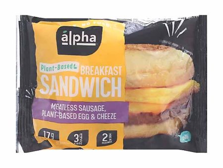 Alpha Foods - Breakfast Sandwich, 5.5oz | Pack of 10 Online Sale