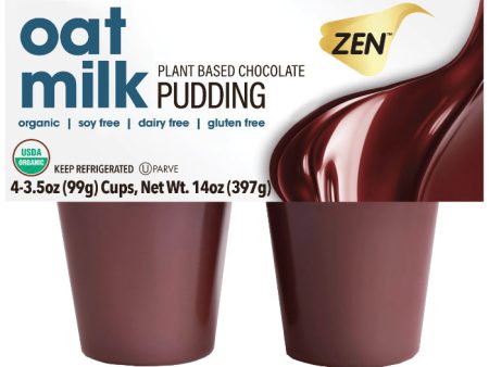 Zen - Pudding Oat Milk Chocolate 4Pc, 14oz | Pack of 6 on Sale