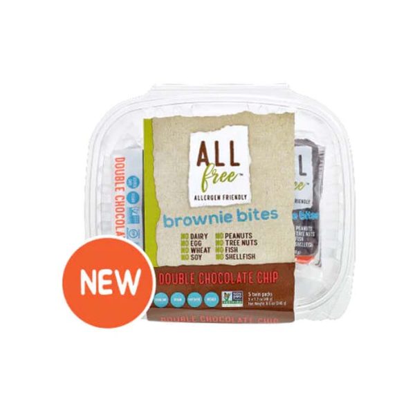 Allfree - Brownie Bites, 8.5oz | Multiple Flavors | Pack of 6 Online now