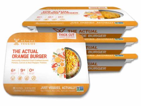 Actual Veggies - Burger, 8oz | Multiple Flavors | Pack of 6 Fashion