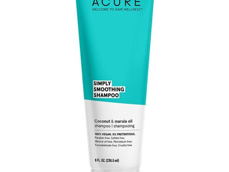 Acure - Simply Smoothing Shampoo, 8 fl oz Discount