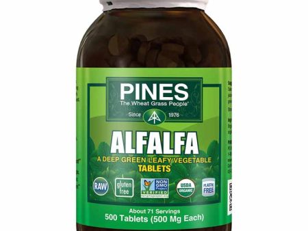 Pines - Alfalfa Tablets, 500 Tablets Supply