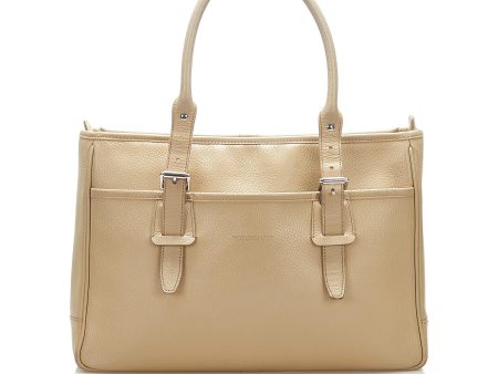 Burberry Leather Tote Bag (SHG-16315) Sale