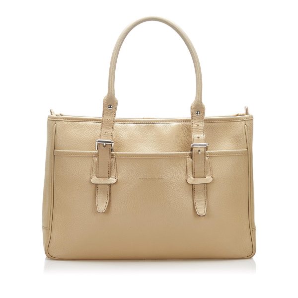 Burberry Leather Tote Bag (SHG-16315) Sale