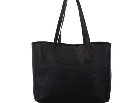 Burberry Logo Leather Tote Bag (SHG-16332) For Discount