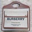 Burberry Logo Pocket Tote Canvas with Leather Medium Fashion