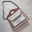 Burberry Logo Pocket Tote Canvas with Leather Medium Fashion