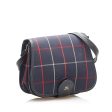 Burberry Plaid Coated Canvas Crossbody Bag (SHG-17945) Online Sale