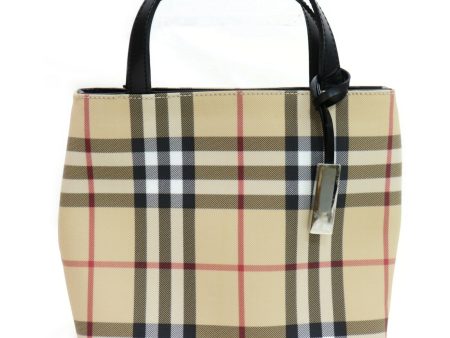 Brand Inspired Burberry Hand Bag Beige PVC (SHC7-10467) For Cheap