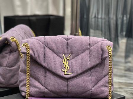 Yves Saint Laurent Puffer Medium Chain Bag For Sale