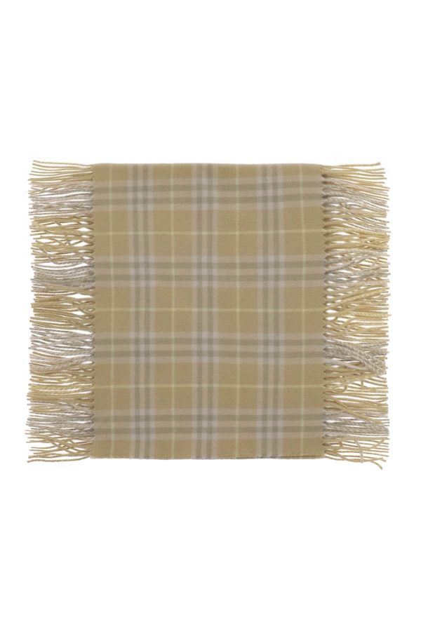 Burberry Check Cashmere Scarf Women Online now