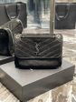 Yves Saint Laurent Niki Medium Chain Bag Black In Crinkled With Metal Hardware Discount