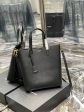 Yves Saint Laurent Shopping Bag Black Toy In Supple Online Sale