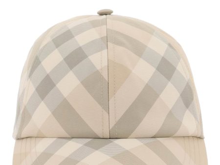 Burberry Check Baseball Cap Women For Discount