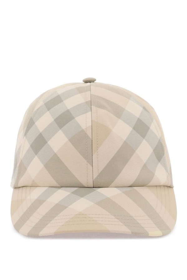 Burberry Check Baseball Cap Women For Discount