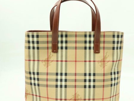 Brand Inspired Burberry London Hand Bag Light Brown PVC (SHC1-15075) Hot on Sale