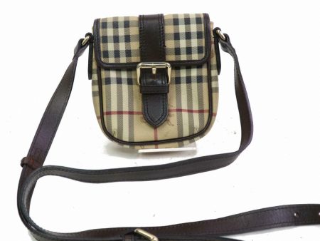 Brand Inspired Burberry Shoulder Bag Light Brown PVC (SHC7-10093) For Sale