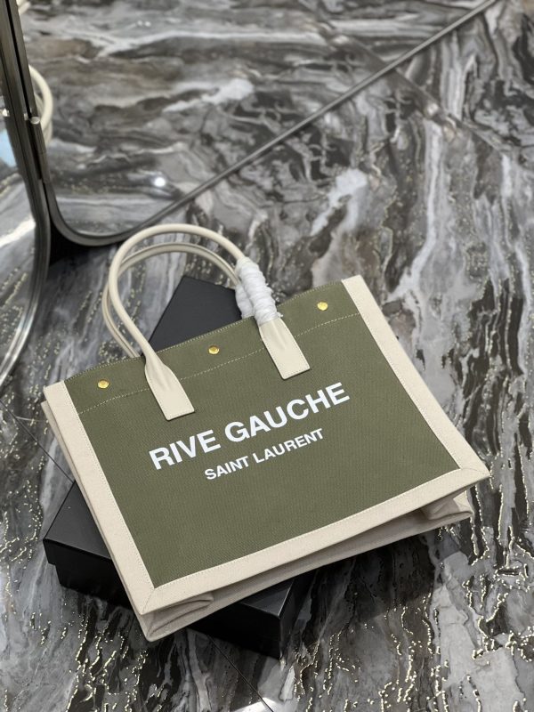 Yves Saint Laurent Rive Gauche Small Tote Bag Online Hot Sale