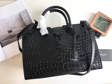 Yves Saint Laurent Monogram Cabas Small Black on Sale