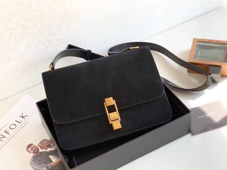 Yves Saint Laurent Le Carre Satchel Black For Cheap